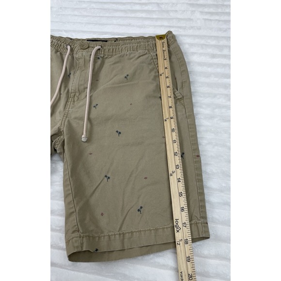 Teamspirit Men's Comfy Casual Pull On Shorts Khaki Size Large 100% Cotton Preppy - Picture 5 of 11